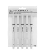 WINSOR & NEWTON PIGMENT FINELINER PEN BLACK SET 5