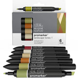 Winsor & Newton Promarker Landscape Tones Set 6 SET