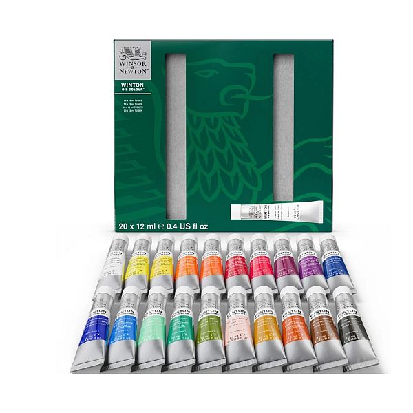 Winsor & Newton Winton Oil Paint 12ml Tubes Set 20 SET