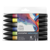 WINSOR & NEWTON PROMARKER WATERCOLOUR BASIC TONES SET 6
