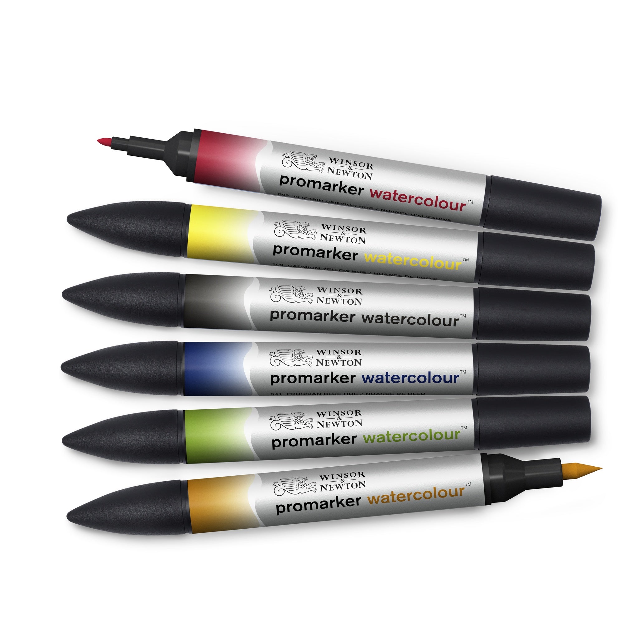 WINSOR & NEWTON PROMARKER WATERCOLOUR BASIC TONES SET 6