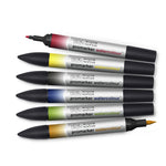 WINSOR & NEWTON PROMARKER WATERCOLOUR BASIC TONES SET 6