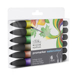 WINSOR & NEWTON PROMARKER WATERCOLOUR FOLIAGE TONES SET 6