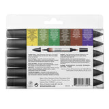 WINSOR & NEWTON PROMARKER WATERCOLOUR FOLIAGE TONES SET 6