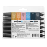 WINSOR & NEWTON PROMARKER WATERCOLOUR SKYSCAPE TONES SET 6