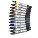 WINSOR & NEWTON PROMARKER WATERCOLOUR LANDSCAPE TONES SET 12