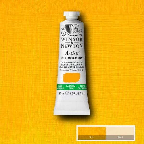 Winsor & Newton Artists Oil Paint Cadmium Free Yellow S4 37ml