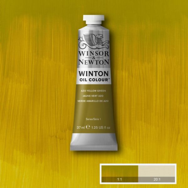 Winsor & Newton Winton Oil Paint Azo Yellow Green 37ml
