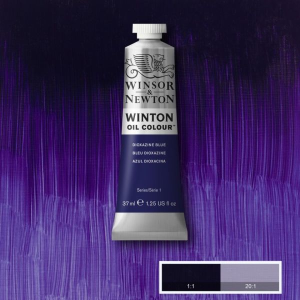 Winsor & Newton Winton Oil Paint Dioxazine Blue 37ml