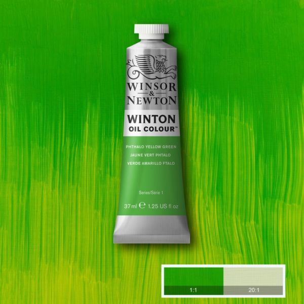 Winsor & Newton Winton Oil Paint Phthalo Yellow Green 37ml