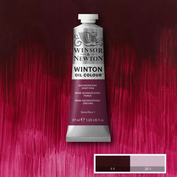 Winsor & Newton Winton Oil Paint Quinacridone Deep Pink 37ml