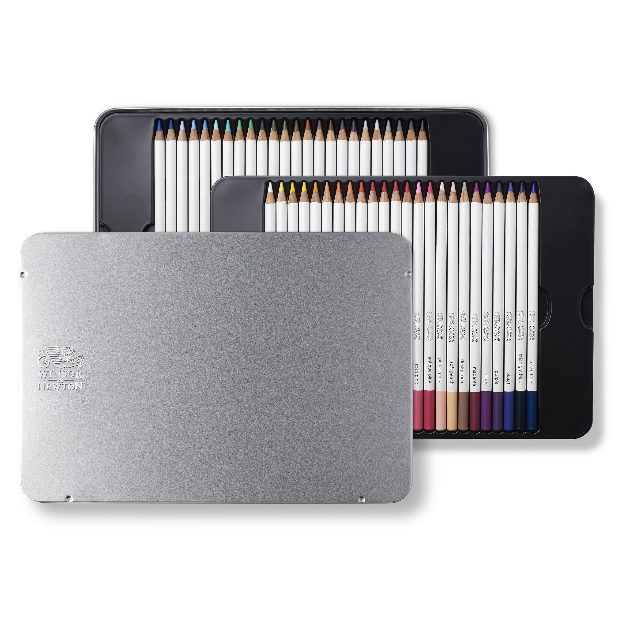 WINSOR & NEWTON STUDIO COLLECTION WATERCOLOUR PENCIL TIN SET 48