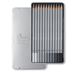 WINSOR & NEWTON STUDIO COLLECTION GRAPHITE PENCIL SOFT TIN SET 12