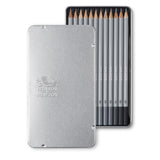 WINSOR & NEWTON STUDIO COLLECTION GRAPHITE PENCIL SOFT TIN SET 12