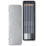 WINSOR & NEWTON STUDIO COLLECTION CHARCOAL PENCIL TIN SET 6
