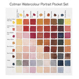 Winsor & Newton Cotman Watercolour Paint Portrait Pocket 1/2 Pan Set 9 SET