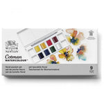 Winsor & Newton Cotman Watercolour Paint Floral Pocket 1/2 Pan Set 9 SET