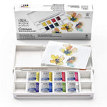 Winsor & Newton Cotman Watercolour Paint Floral Pocket 1/2 Pan Set 9 SET
