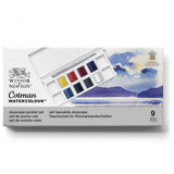 Winsor & Newton Cotman Watercolour Paint Skyscape Pocket 1/2 Pan Set 9 SET