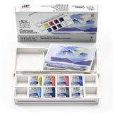 Winsor & Newton Cotman Watercolour Paint Skyscape Pocket 1/2 Pan Set 9 SET