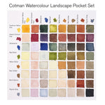 Winsor & Newton Cotman Watercolour Paint Landscape Pocket 1/2 Pan Set 9 SET