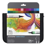 WINSOR & NEWTON PROMARKER WATERCOLOUR BASIC COLLECTION WALLET SET 24