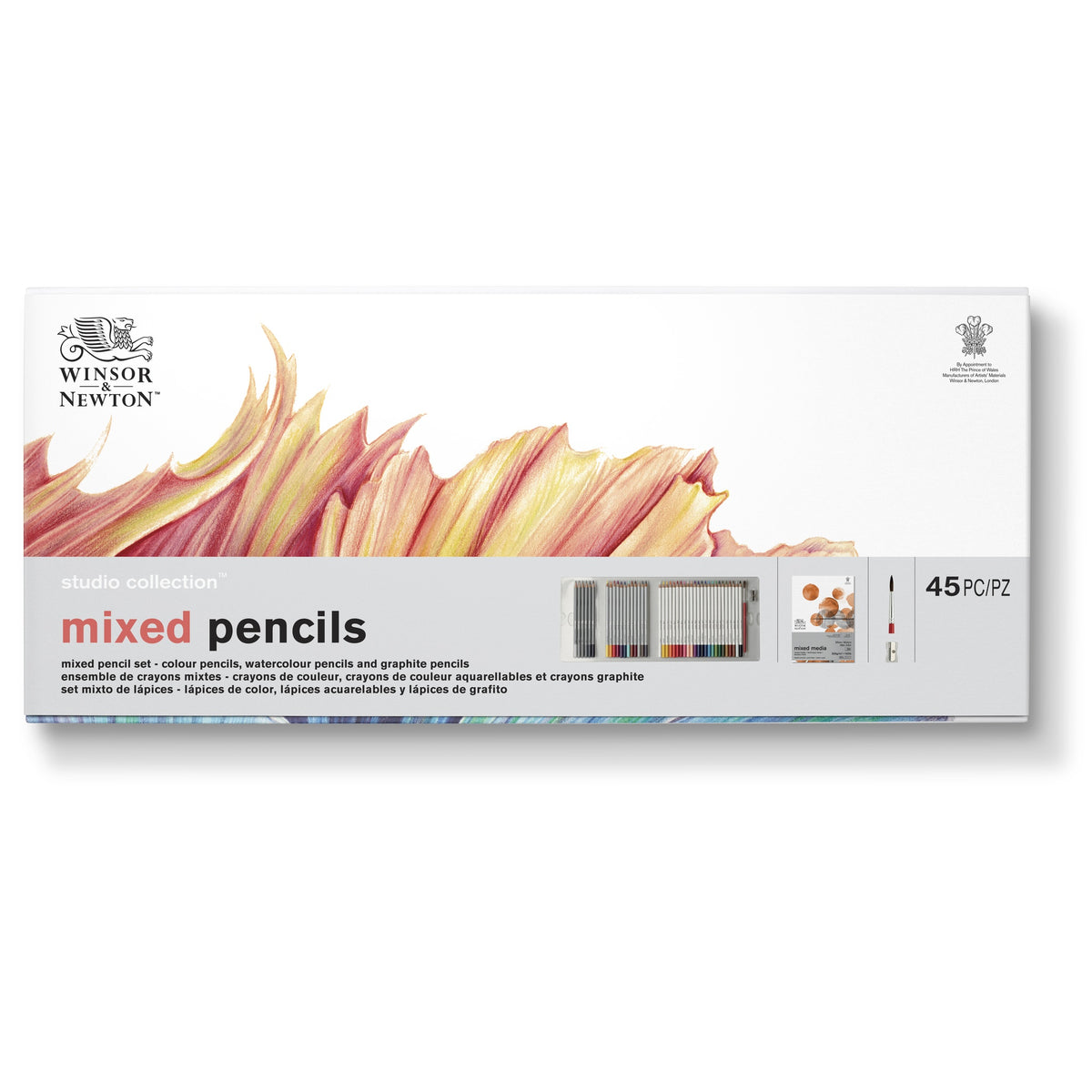 WINSOR & NEWTON STUDIO COLLECTION MIXED PENCIL SET 45