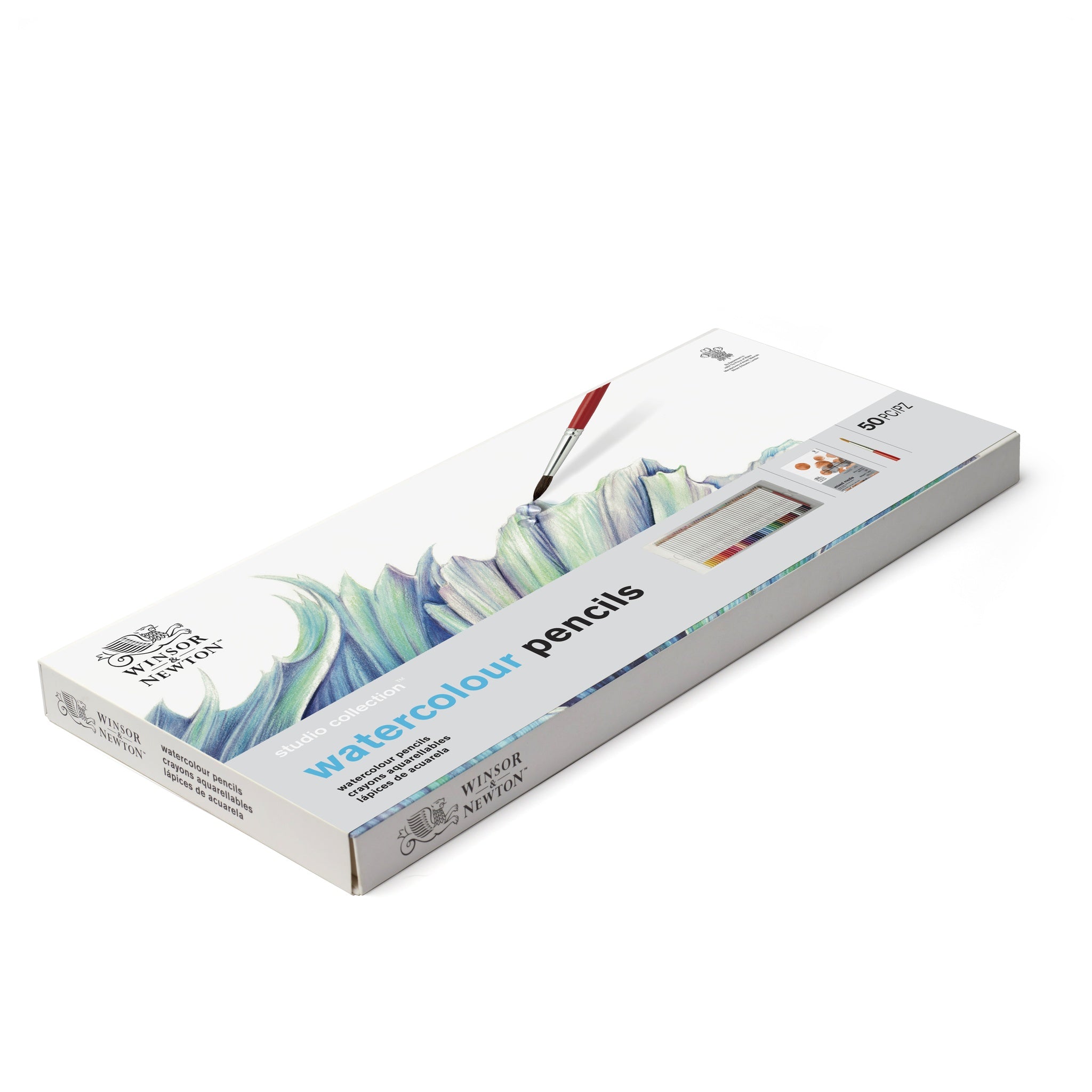 WINSOR & NEWTON STUDIO COLLECTION WATERCOLOUR PENCIL SET 50