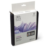 WINSOR & NEWTON STUDIO COLLECTION COLOURED PENCIL ZIP CASE SET 27