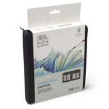 WINSOR & NEWTON STUDIO COLLECTION WATERCOLOUR PENCIL ZIP CASE SET 26