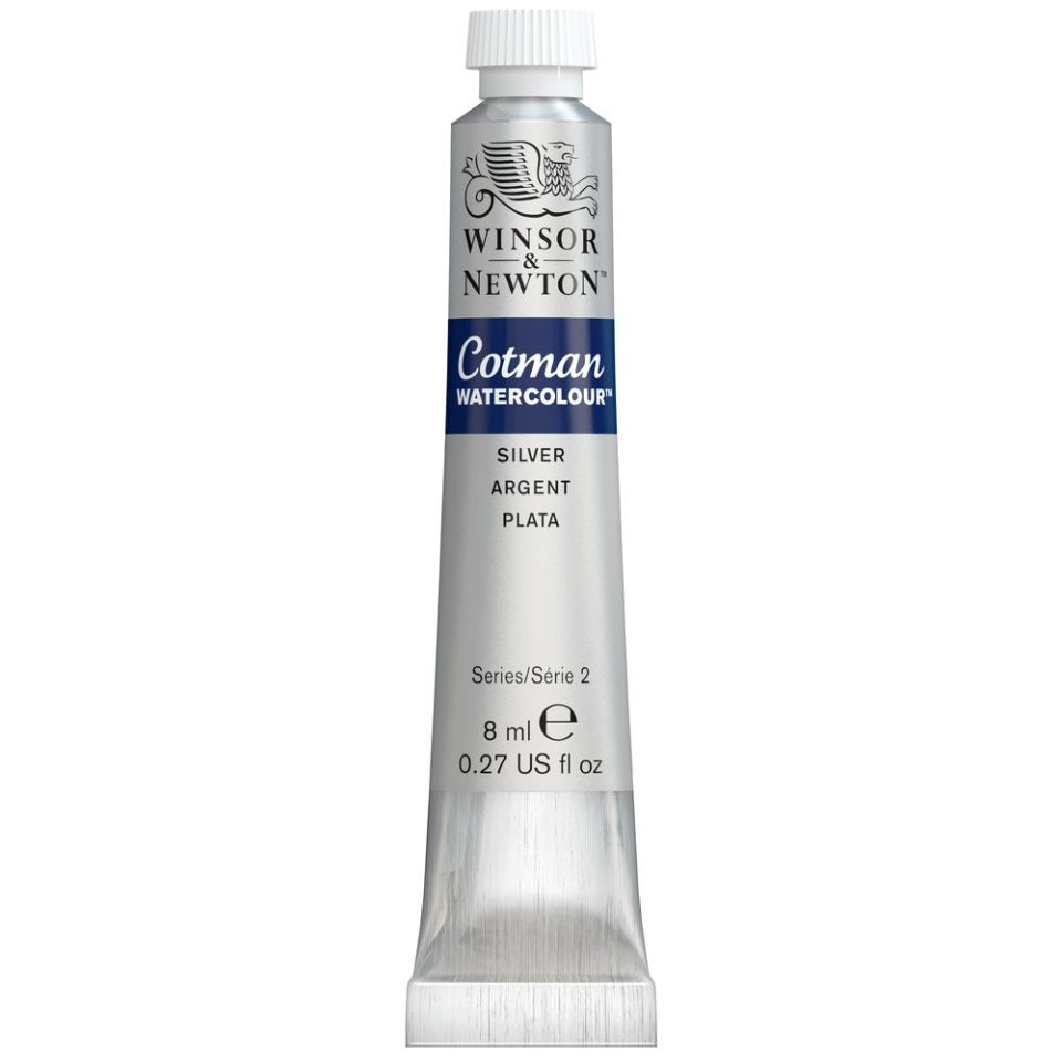 Winsor & Newton Cotman Watercolour Paint Silver