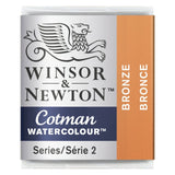 Winsor & Newton Cotman Watercolour Paint Bronze 1/2 Pan