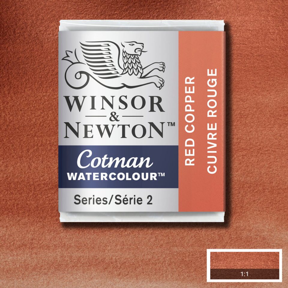 Winsor & Newton Cotman Watercolour Paint Red Copper