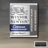 Winsor & Newton Cotman Watercolour Paint Iridescent Black 1/2 Pan