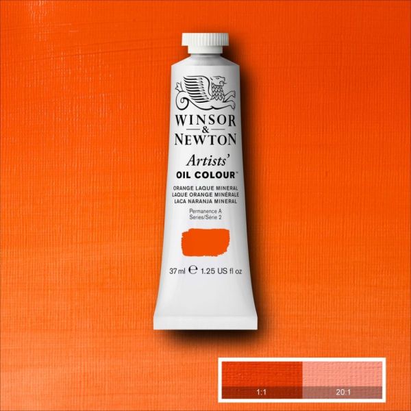 Winsor & Newton Artists Oil Paint Orange Laque Mineral S2 37ml