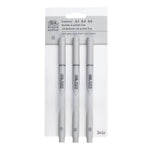 WINSOR & NEWTON PIGMENT FINELINER PEN COOL GREY SET 3