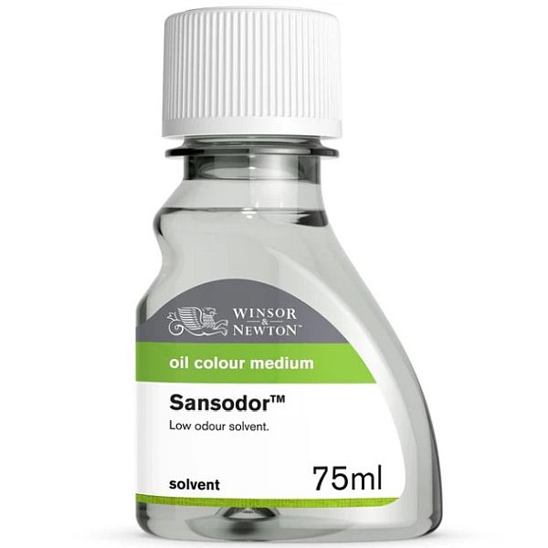 Winsor & Newton Oil Medium Sansodor Low Odour Solvent 75ml