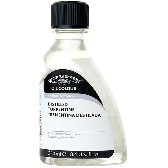 Winsor & Newton Oil Medium English Distilled Turps 250ml