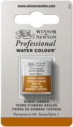 Winsor & Newton Professional Watercolour Paint S1 Burnt Umber
