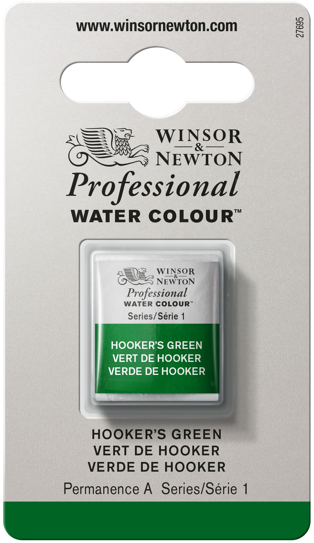 Winsor & Newton Professional Watercolour Paint S1 Hookers Green