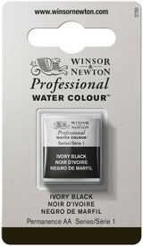 Winsor & Newton Professional Watercolour Paint S1 Ivory Black