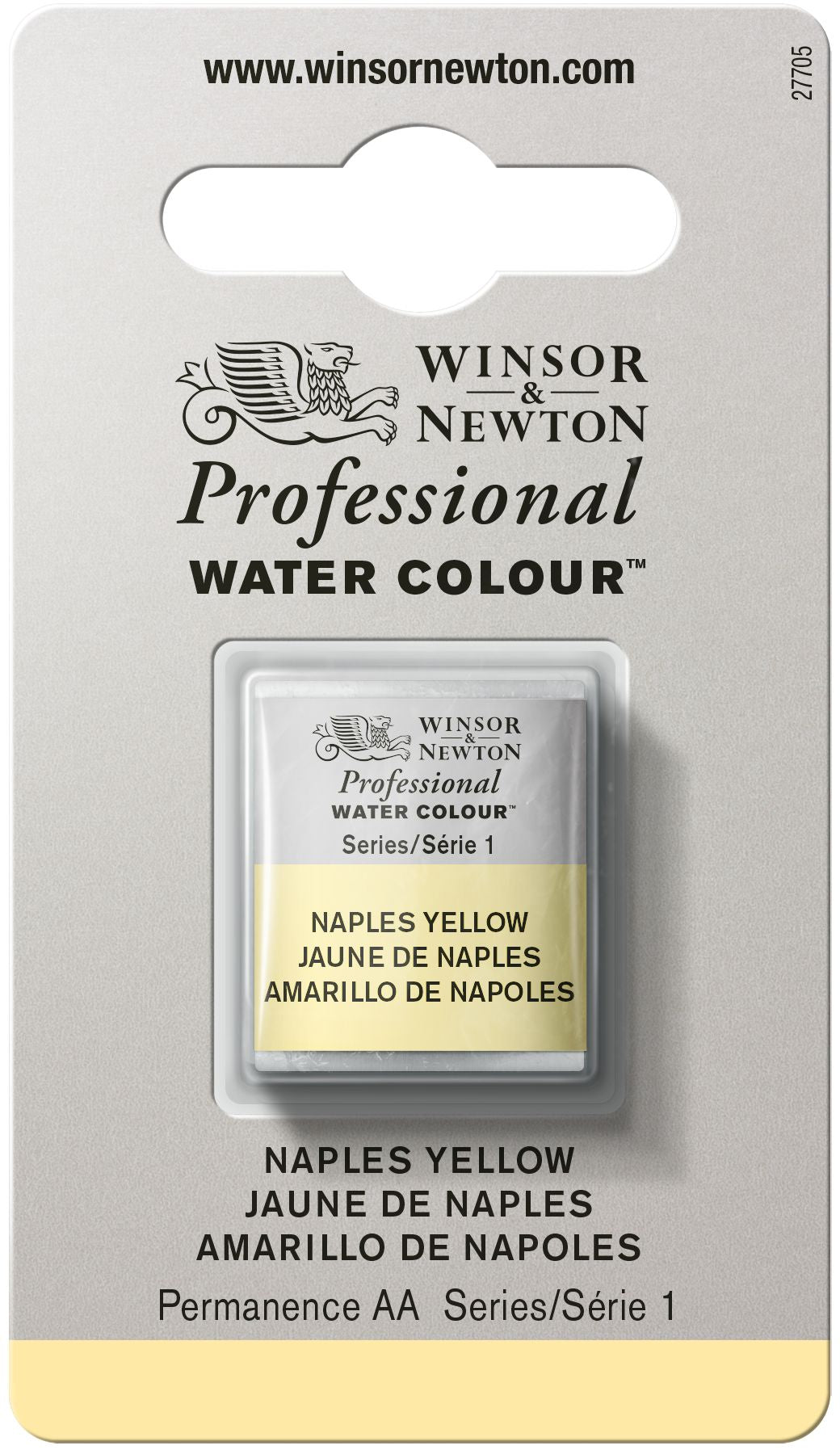 Winsor & Newton Professional Watercolour Paint S1 Naples Yellow