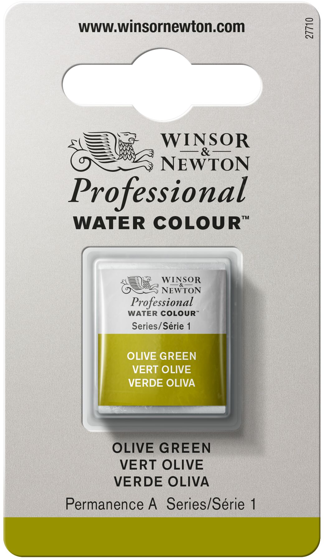 Winsor & Newton Professional Watercolour Paint S1 Olive Green