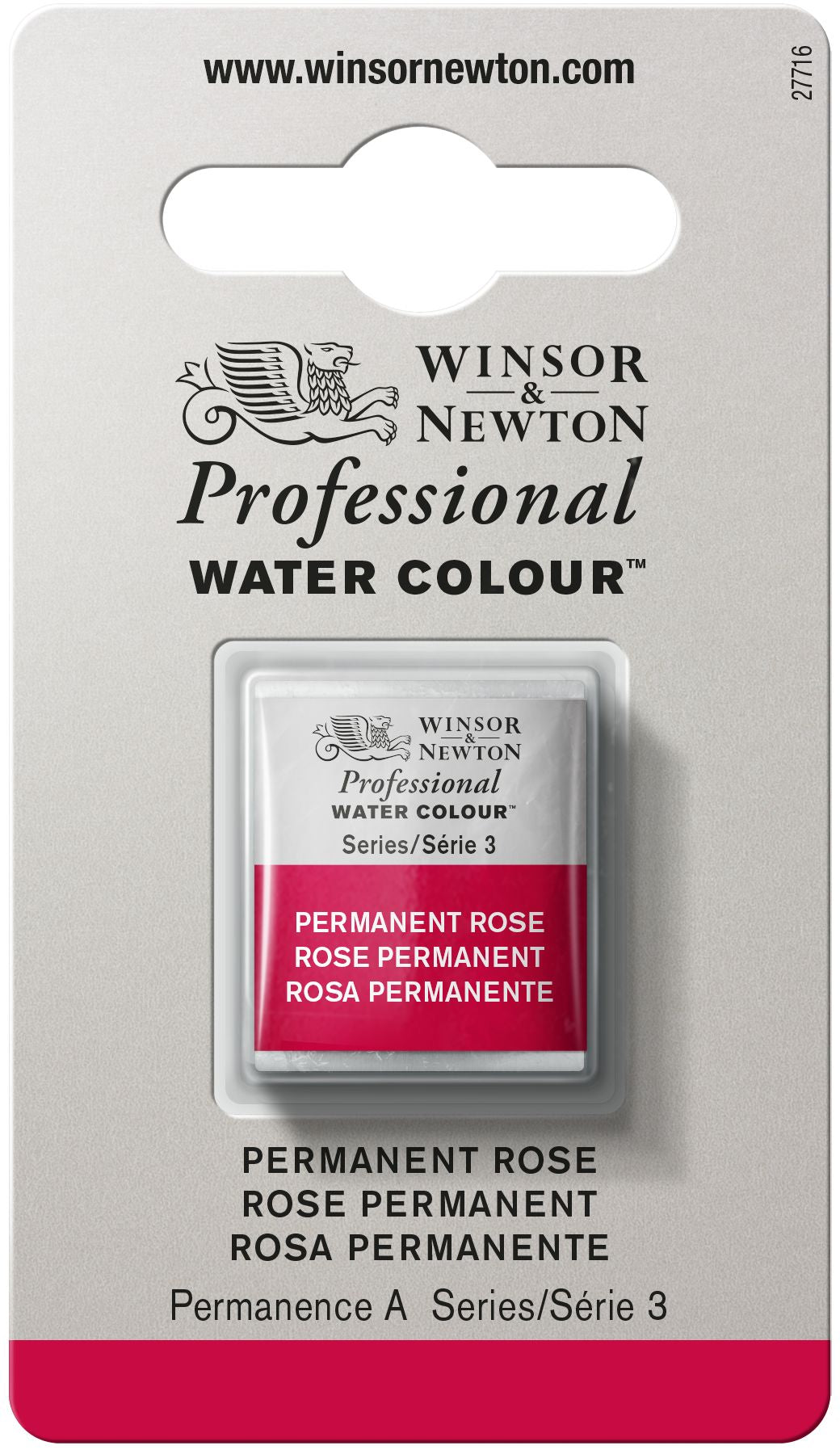 Winsor & Newton Professional Watercolour Paint S3 Permanent Rose