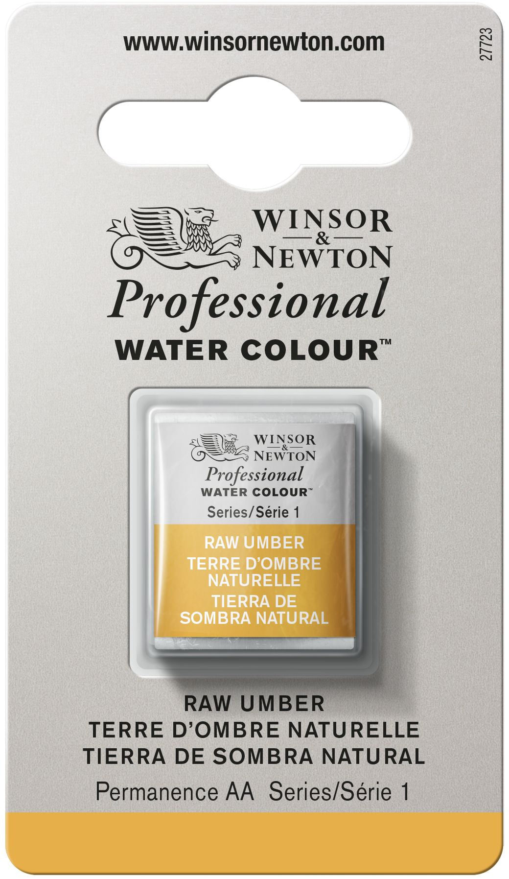 Winsor & Newton Professional Watercolour Paint S1 Raw Umber