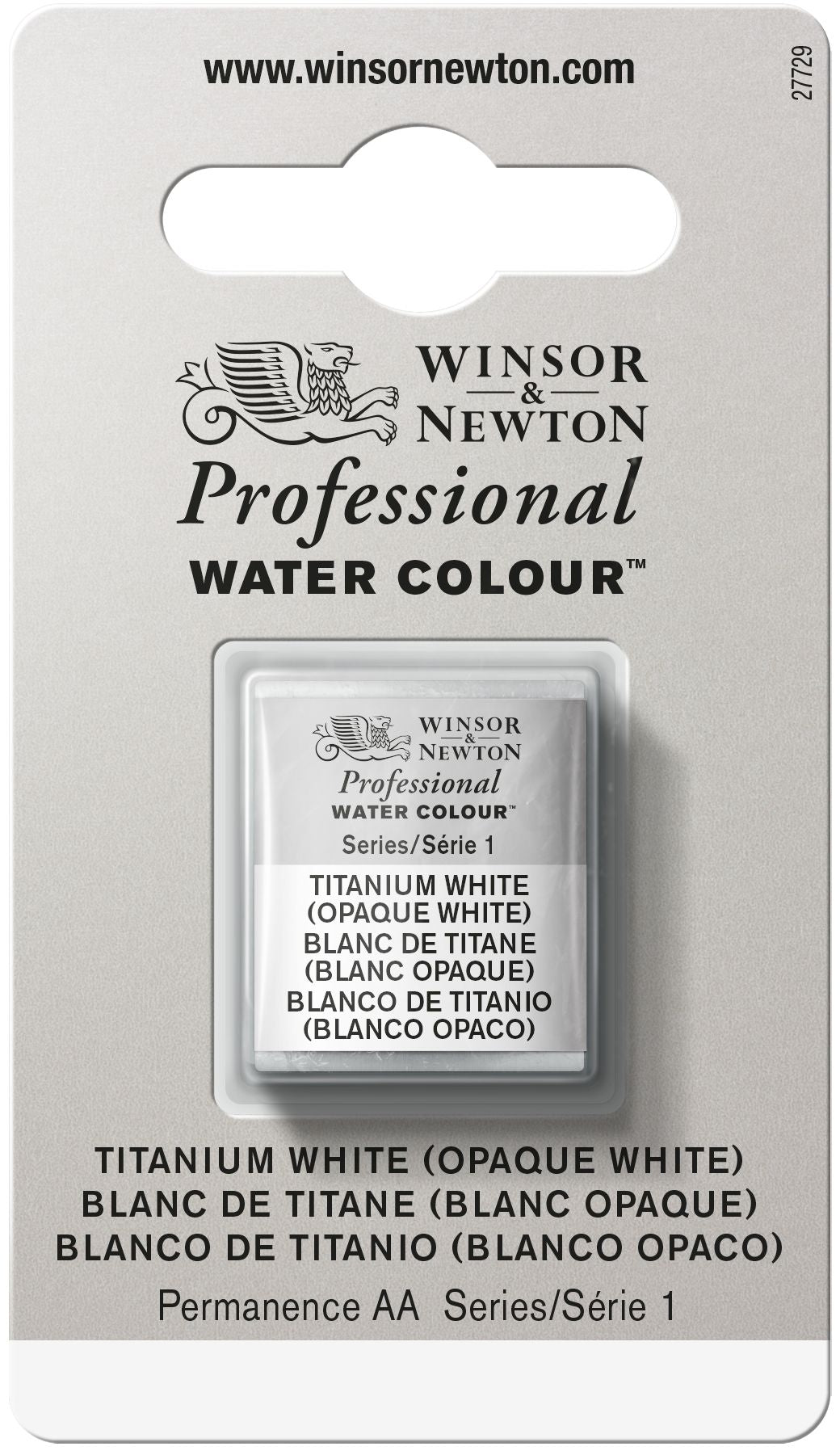 Winsor & Newton Professional Watercolour Paint S1 Titanium White