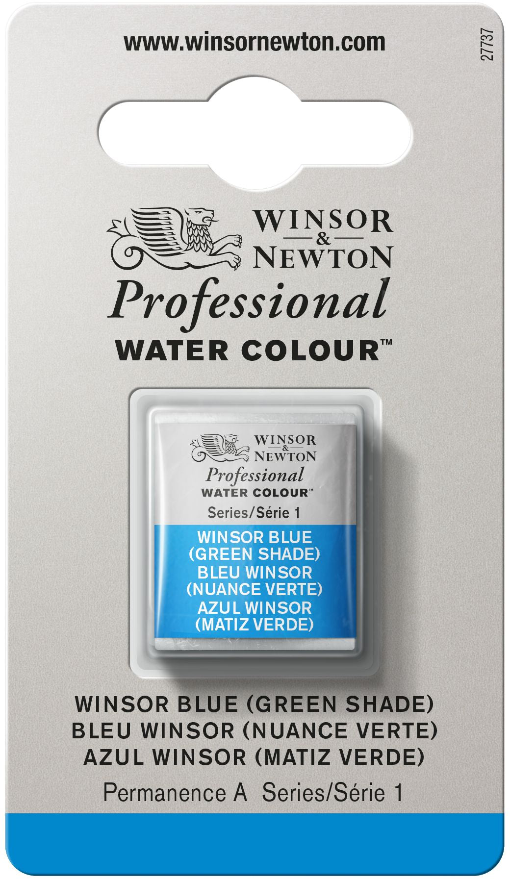 Winsor & Newton Professional Watercolour Paint S1 Winsor Blue Green Shade