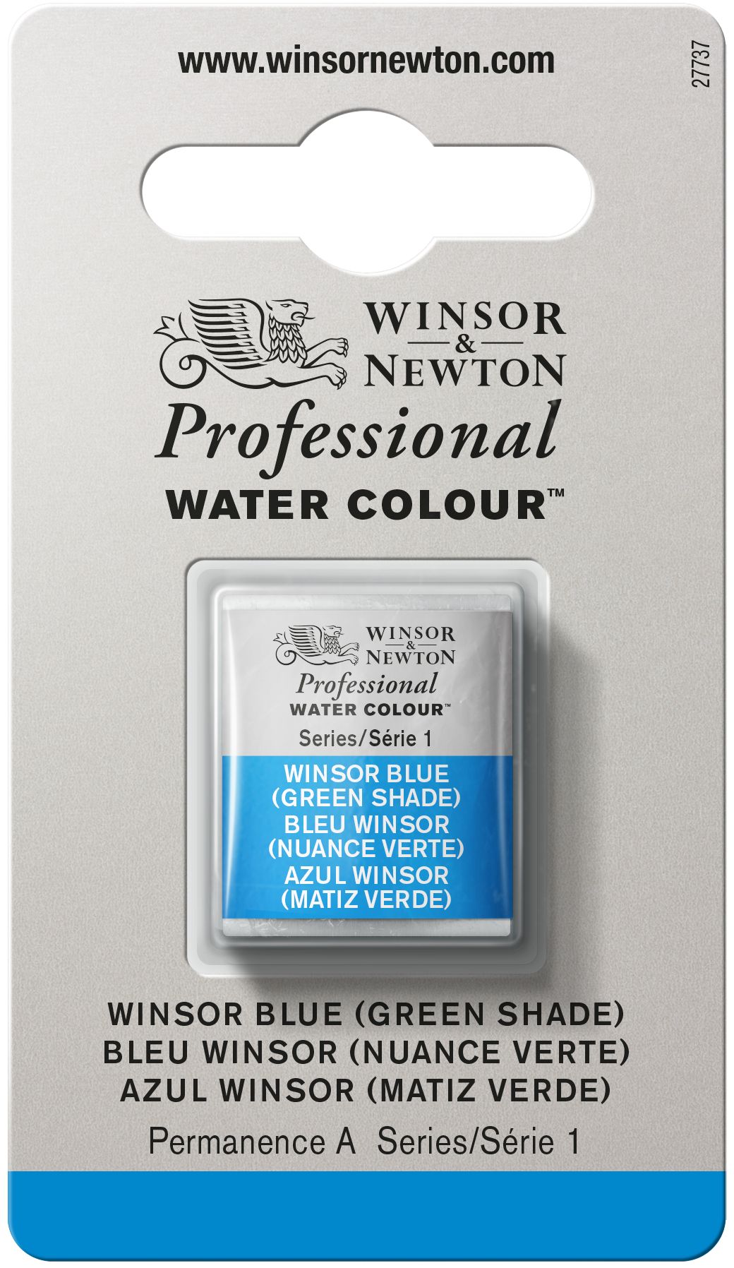 Winsor & Newton Professional Watercolour Paint S1 Winsor Blue Green Shade