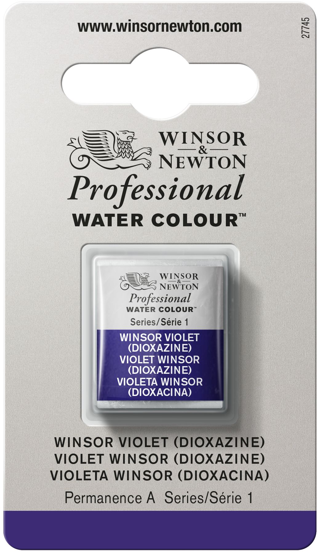 Winsor & Newton Professional Watercolour Paint S1 Winsor Violet Dioxazine