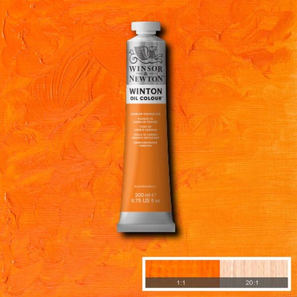 Winsor & Newton Winton Oil Paint Cadmium Orange Hue 200ml